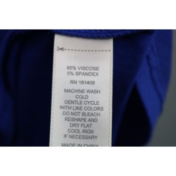 Greige Dazzling Blue Tee-Shirt Dress-Size 1X-New with Tags - Picture 6 of 11